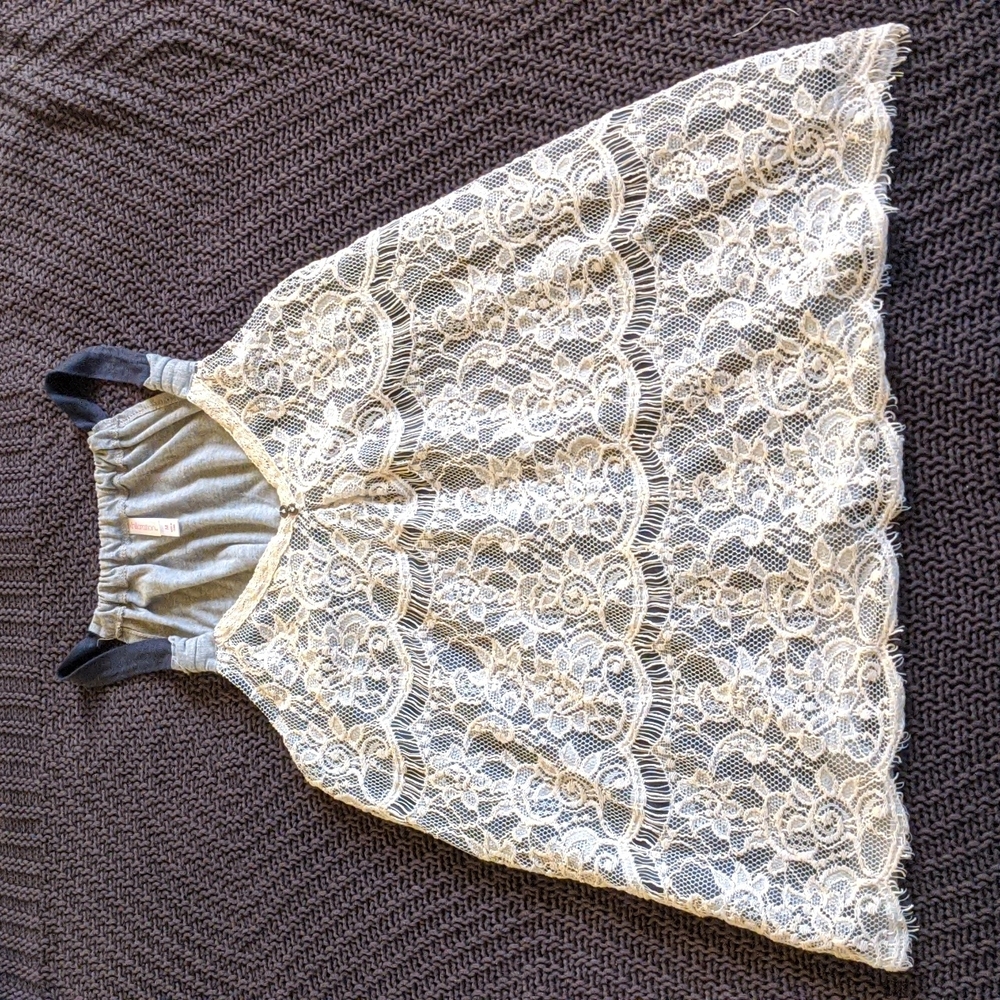 Xhilaration (Target) Lace Front Tank Top (Size M)
